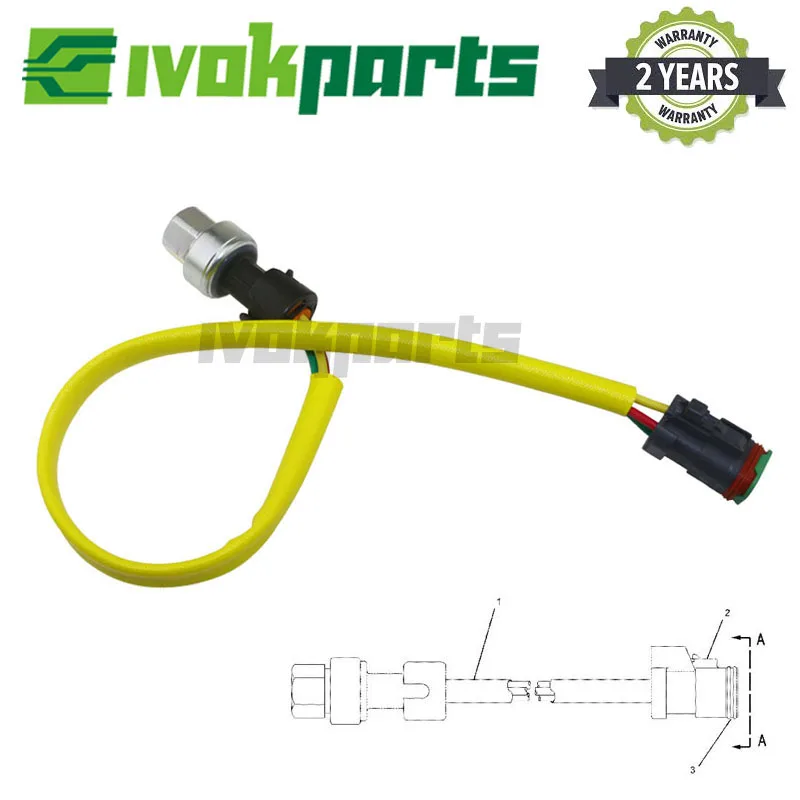 Датчик давления масла GP выключатель турбокомпрессора для CATERPILLAR CAT 65E 345B 3126 3406E C10