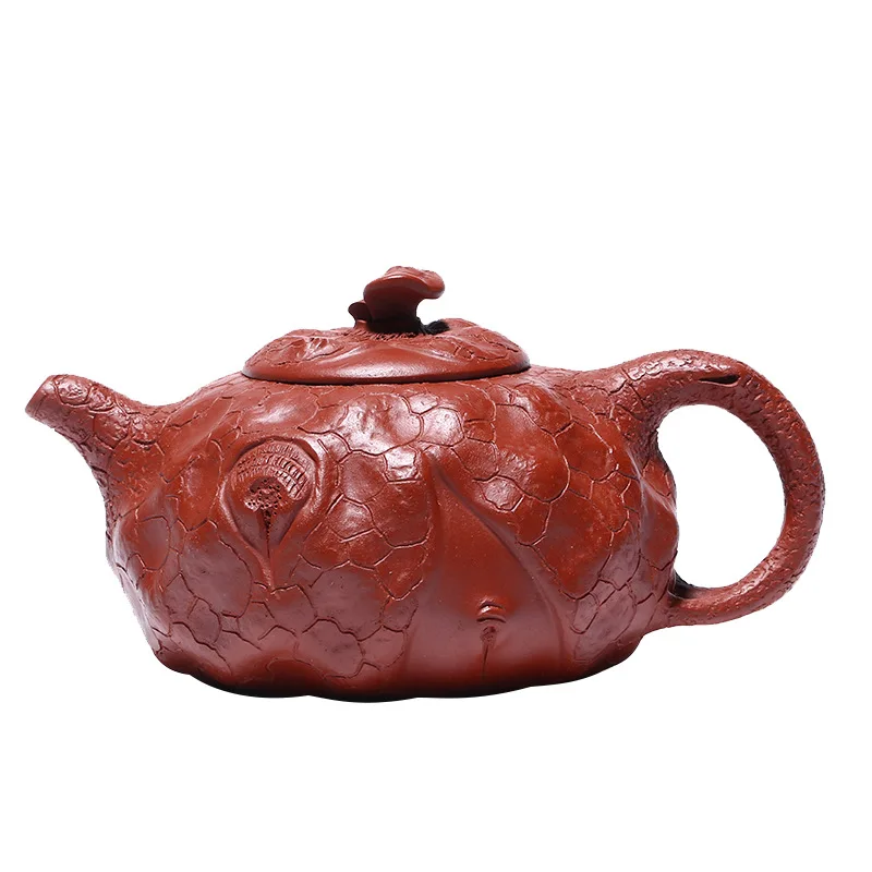 

Yixing purple clay teapot Dahongpao handmade spring teapot famous Teapot Tea Set goods