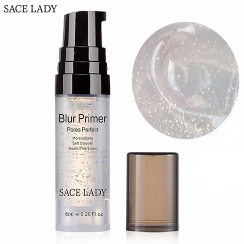 Новинка SACE LADY размытый праймер макияж основа для лица 24k Золотая макияжа масляный