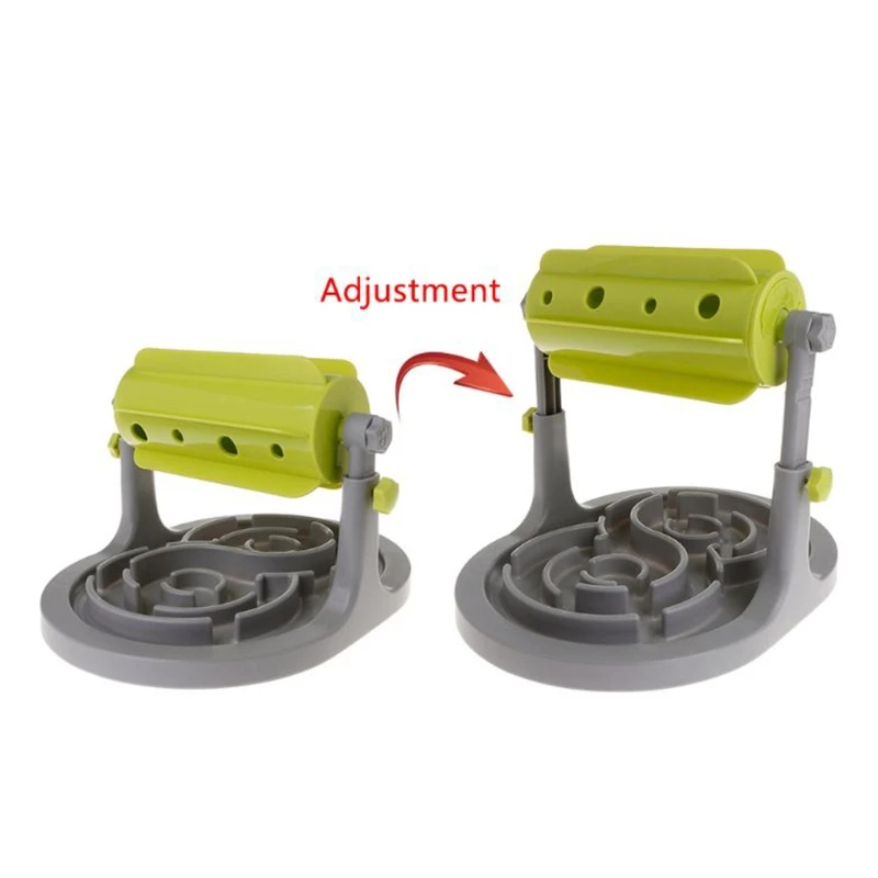 

Pet Dog Puppy Leakage Food Interactive Toy Feeding Dispenser Slow Roller Feeder N7MB