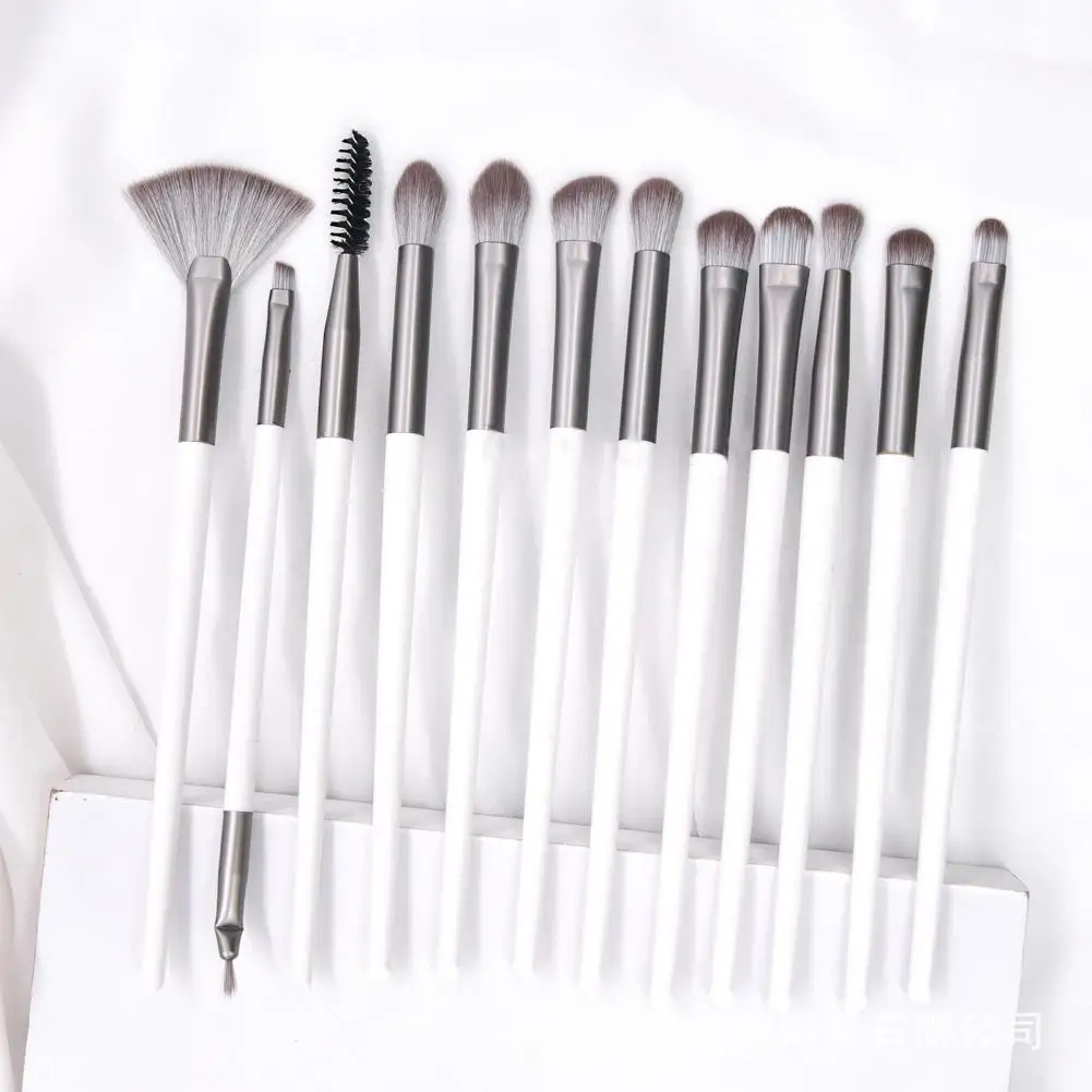 

12 шт. кисть для основы под макияж, портативная кисть для консилера, Мягкая стильная кисть для пудры, набор кистей для макияжа ручной работы, к...