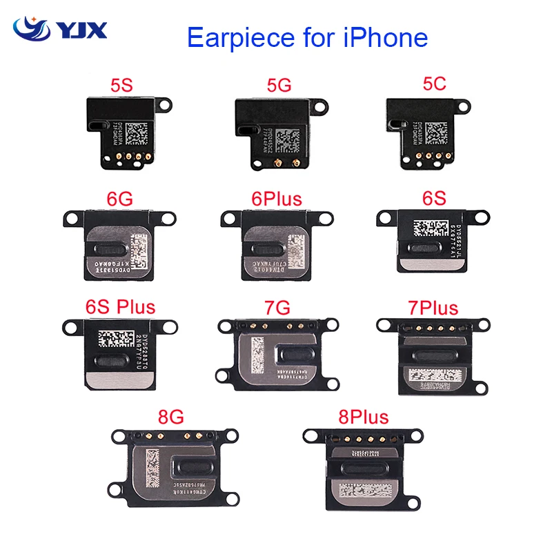 2 шт. Динамик гибкий кабель наушник звуковой приемник тест 100% для iPhone 5 5C 5S SE 6 6S 7 8