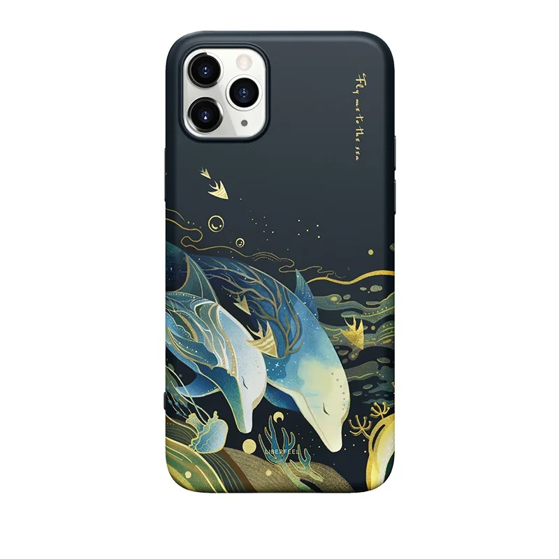 

Explosive Beauty 12 Pro Max Phone Case Tpu Soft Anti-fall for Apple 11 Pro Max Fashion Painting Girls Women Cases