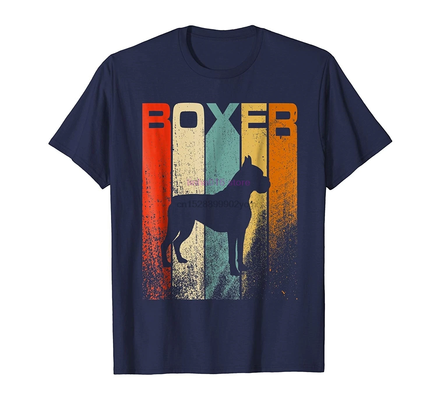 

brand men shirt Boxer Dog T Shirt 70S Retro Vintage Boxer Dog Lover Shirt