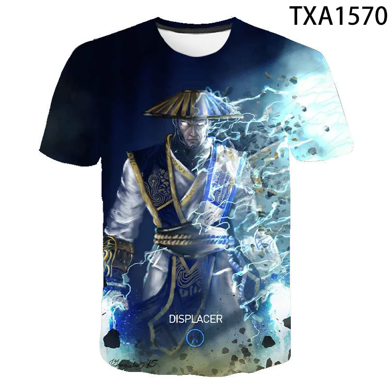 Mortal Kombat 3D T Shirt Men Women Kids T-Shirt Fighting Game MK Streetwear Children Tee Short Sleeve Boy Girl Summer Cool Tops | Мужская