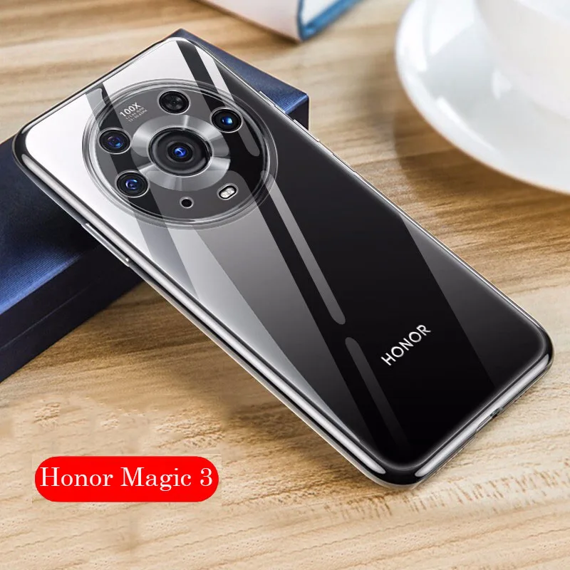 

Чехол-накладка для Honor Magic3 Pro Plus Magic 3, 2 Pro, силикон, прозрачный