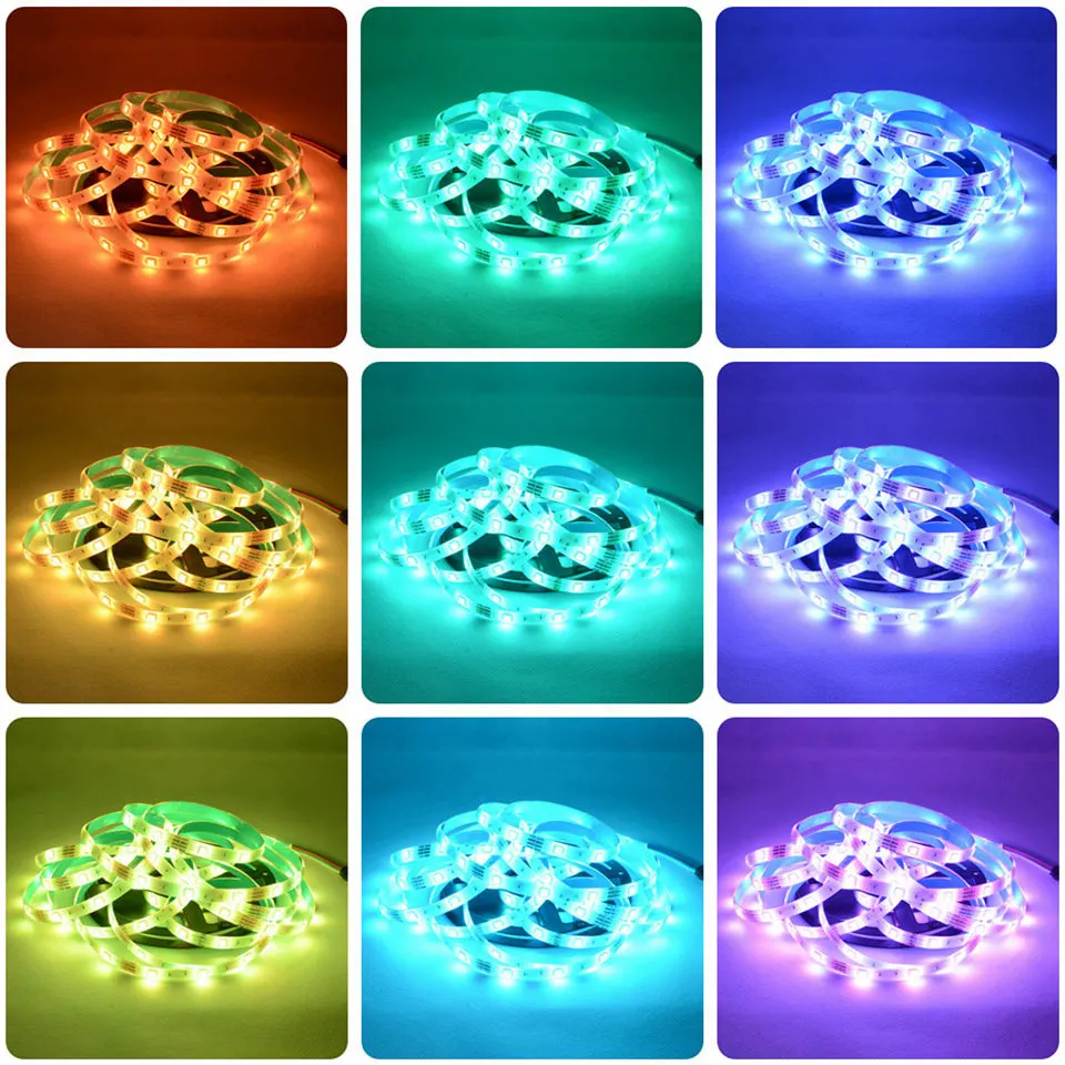 Светодиодная лента светильник SMD5050 5 м 44Key дистанционный 12 В RGB светодиодный s Ambi