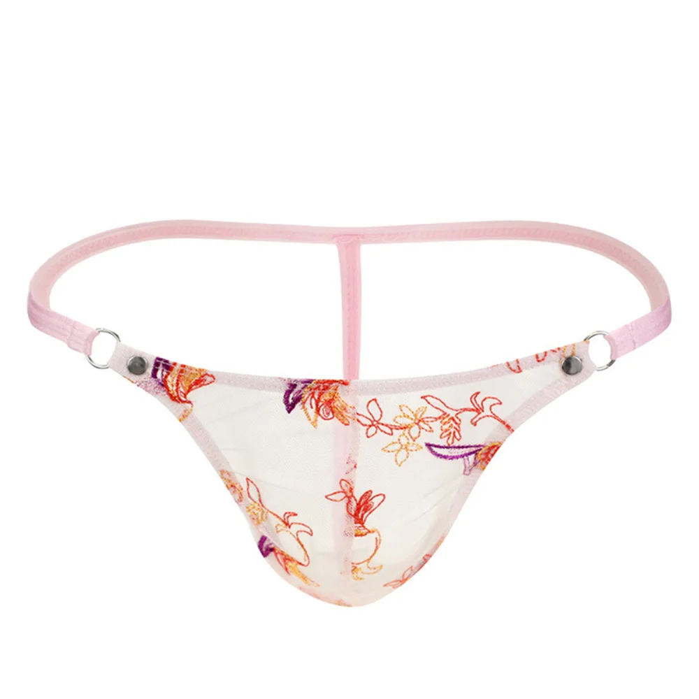 Стринги мужские кружевные пикантное нижнее белье трусы боксеры микро стринги с