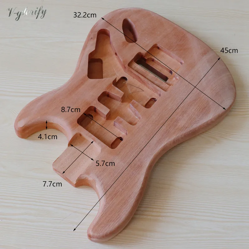 fräsen st gitarre körper elektrische gitarre körper okoume strat körper natuaral farbe floyd rose gitarre barrel für e gitarr