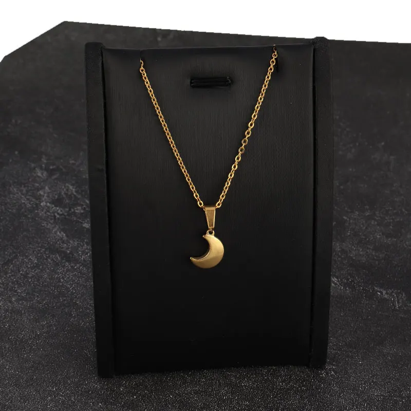 

5pcs/lot Stainless Steel Moon Charms Accessories For DIY Jewelry Makings Necklace Bracelet Pendant Charms DIY Jewelry Findings