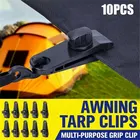 Горячие 10 шт брезентовые зажимы зажим для тента защелкивающиеся вешалки палатки кемпинга выживания затянуть инструмент пластик DO2