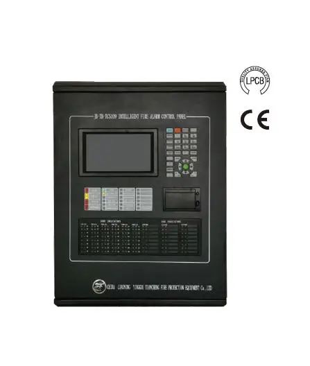 Intelligent Fire Alarm Control Panel Addressable FACP Fire Fighting Controller TC5109 LPCB CE Approved 1Loop 255points