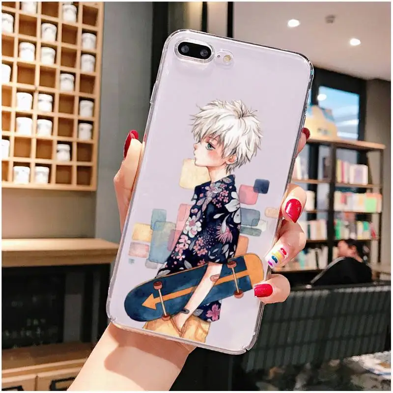 TOPLBPCS HUNTER x HxH Gon Killua аниме чехол для телефона iPhone 11 12 13 mini pro XS MAX 8 7 6 6S Plus X 5S SE 2020 XR |
