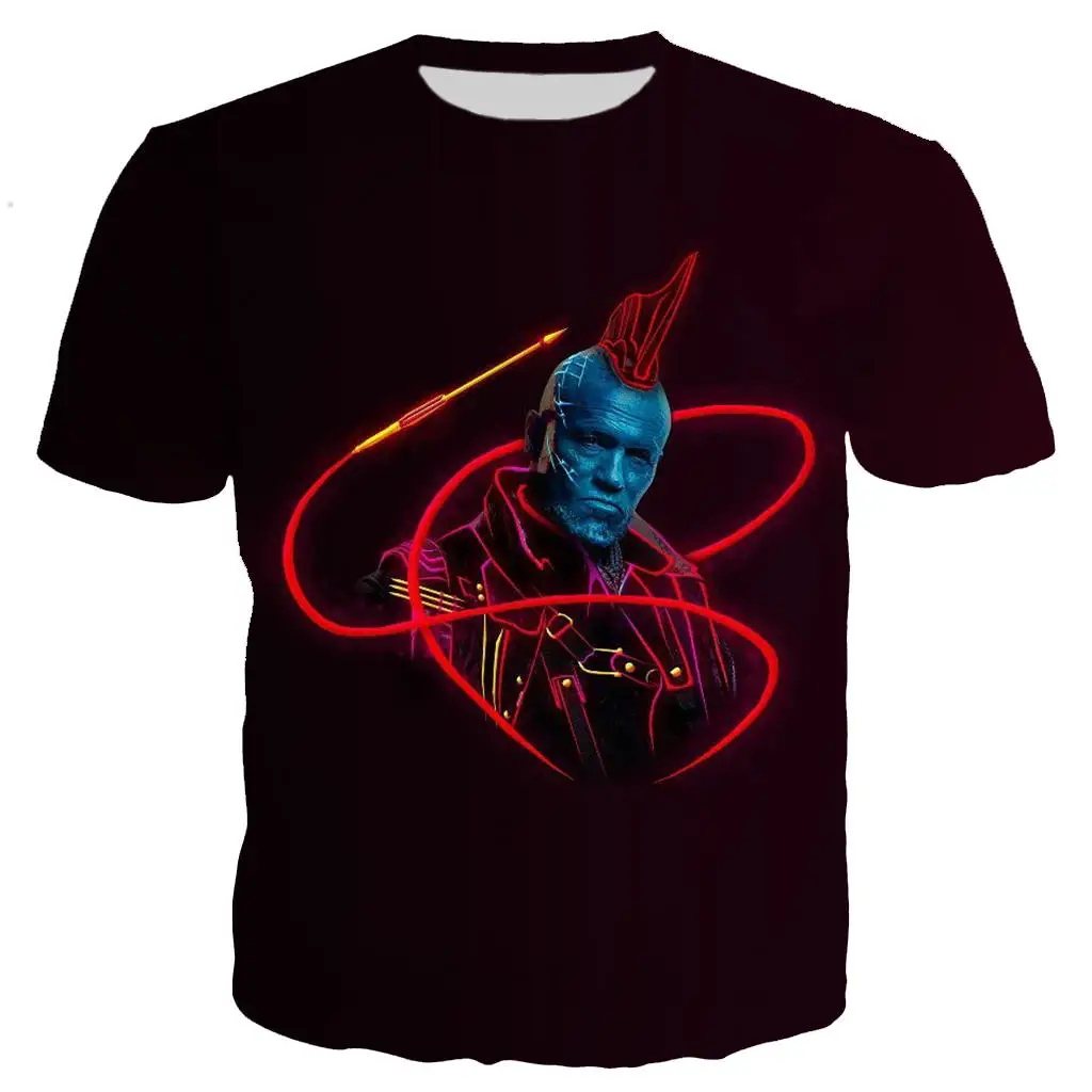 Yondu футболка 3D Футболка с принтом Мужская Женская Хип Хоп аниме Harajuku уличная топы Модные Забавные футболки