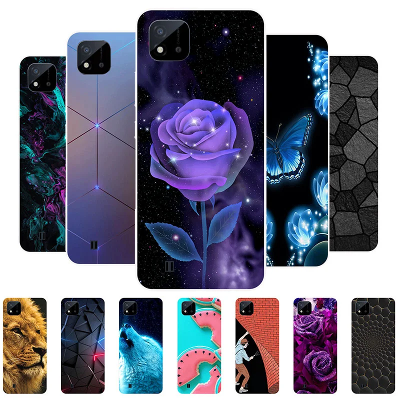 

For Realme C11 2021 Case Silicone Soft TPU Back Cover Case For Realme C11 2021 RealmeC11 C 11 2021 Phone Cover etui Funda Capa