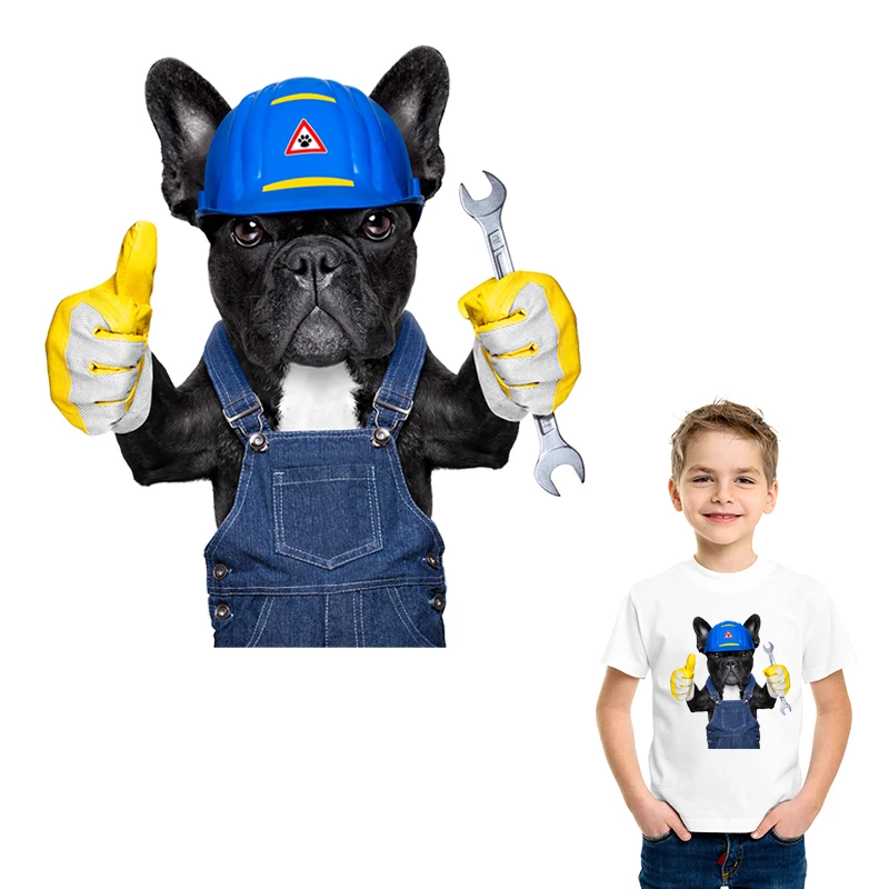 Нашивки с мультяшными животными аксессуары сделай сам для инженерной собаки