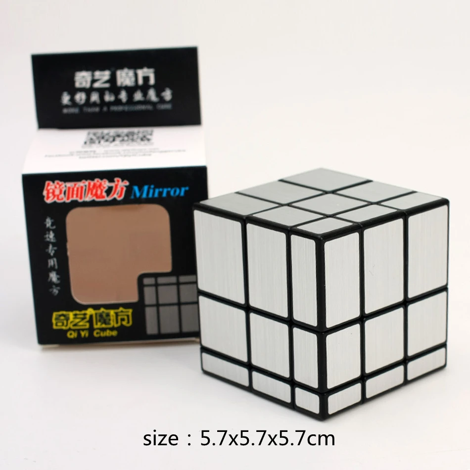 Qiyi Mofangge 3x3x3 Зеркальный Кубик скорости Профессиональный Кубо Маджико Антистресс Игрушки для взрослых Головоломки Детские образовательные игрушки