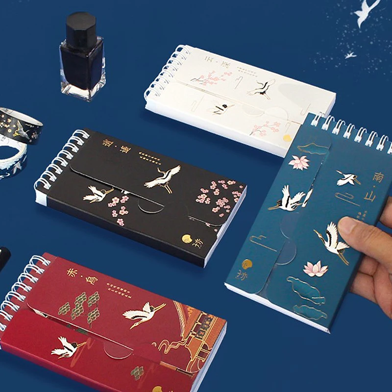 

86 Sheets Portable Foreign Languages Word Book Vocabulary Memory Study Notebook Japanese School Stationery Student Supplies 1 PC