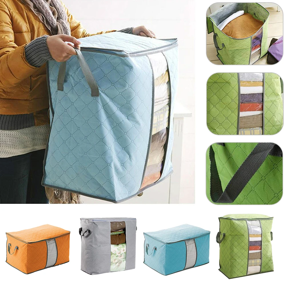 Koop Bag Kleding Deken Quilt Closet Trui Opbergdoos Nieuwe Box Set Niet-geweven Handtas Opbergtas N3N004B51