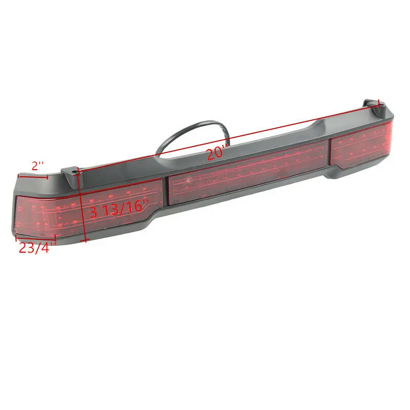 МОТОЦИКЛ ABS светодиодный задний тормоз ходовой светильник для Harley Electra Glide Touring Trunk