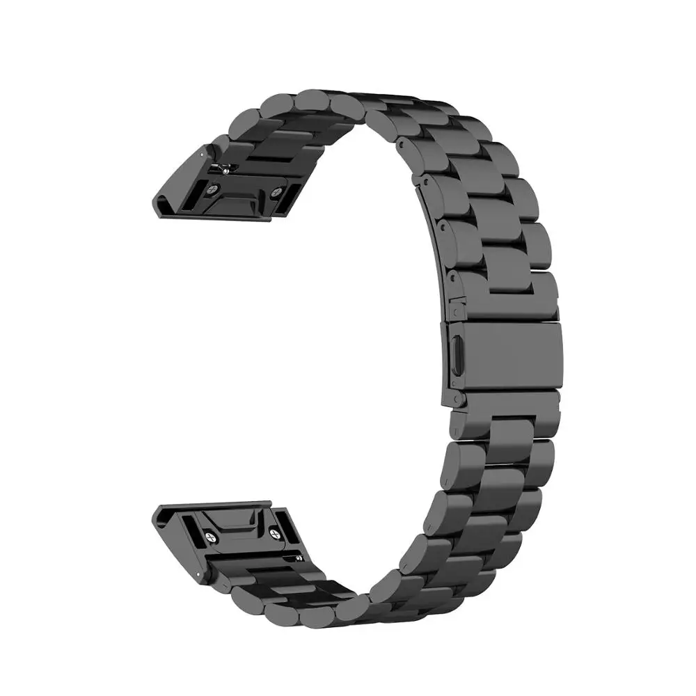 Quick Releas металлический ремешок из нержавеющей стали 26 мм 22 20 для Garmin Fenix 6 6X6 S/5 5S 5X