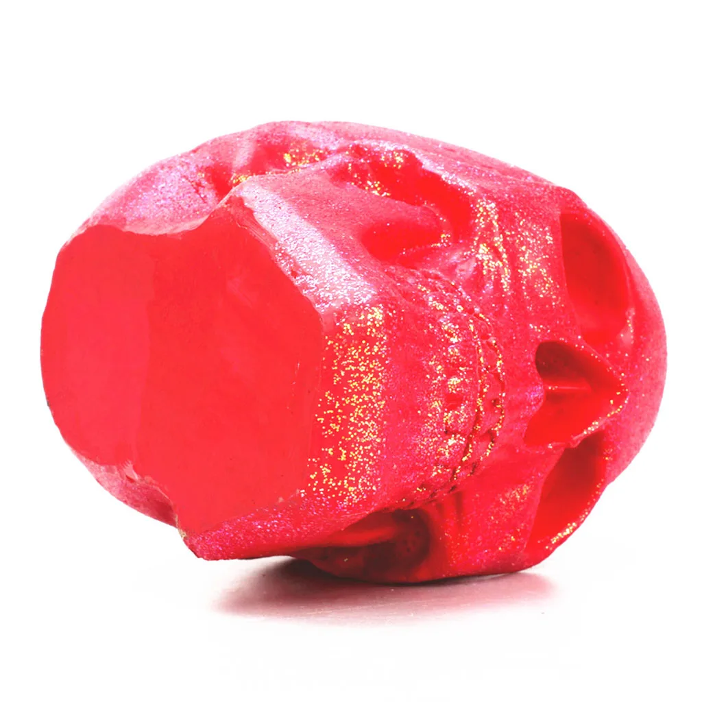 

Halloween Resin Pink Skull Head Statue Sculpt Carving Decoration