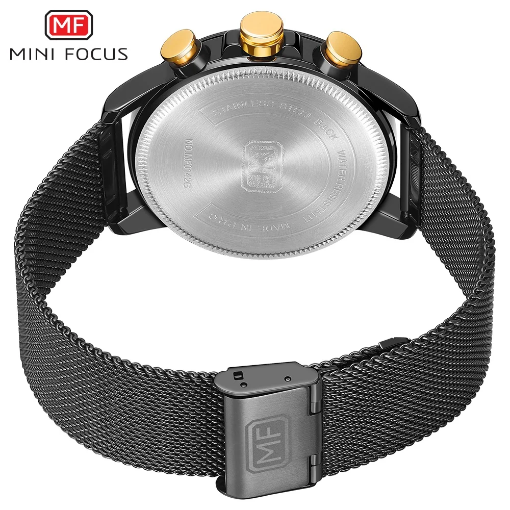 

MINIFOCUS Men Watch Top Luxury Brand Sport Watches Mens Quartz Wristwatch Male Clock Relogio Masculino MF0142G.02
