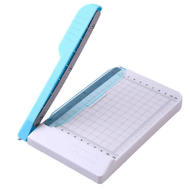 

KW-TRIO Paper Cutter Paper Trimmer Portable Photo Paper Guillotine Built-in Ruler Office Stationery Cutting Portable Machine