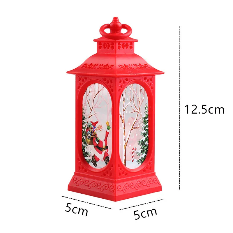 Рождественский светодиодный светящийся креативный декоративный портативный