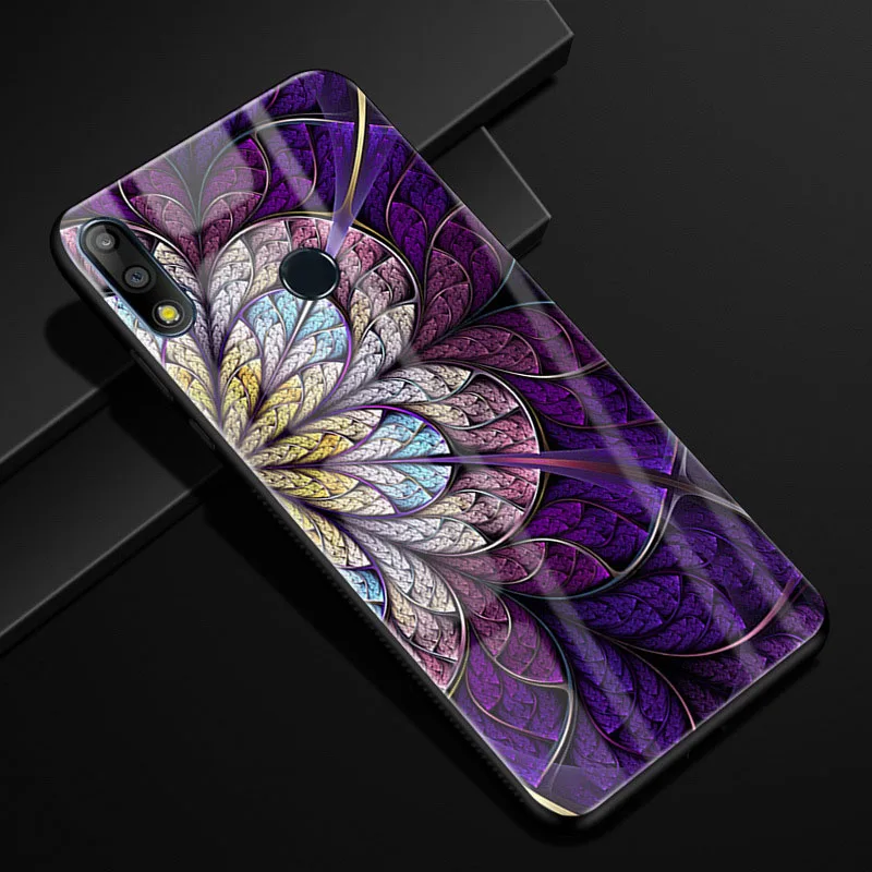 28 Для Asus Zenfone Max Pro M1 ZB601KL Чехол Жесткий PC стеклянный чехол для телефона черный ТПУ бампер чехол для Asus Zenfone Max Pro M1 ZB602KL - Цвет: 28