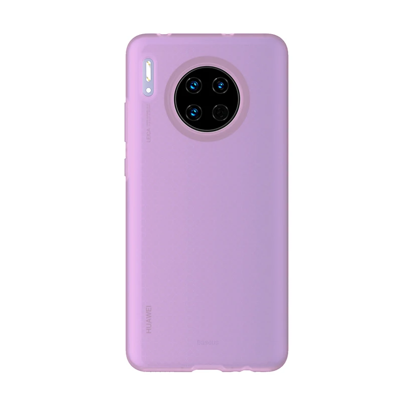 Baseus чехол для телефона для huawei mate 30 Pro 30Pro чехол Coque ультра тонкий противоударный мягкий силиконовый чехол для mate 30 Pro Fundas - Цвет: Transparent Red