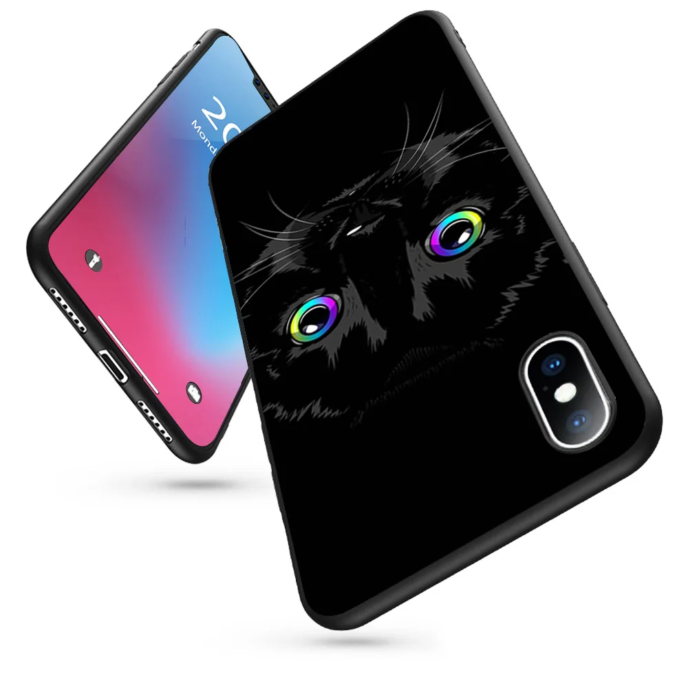 Мягкий силиконовый чехол для iPhone 11 Pro Max X 5S 6 6S XR XS 7 8 Plus | Мобильные телефоны и