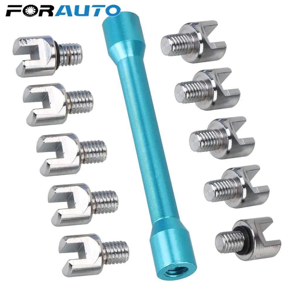 

Набор мотоциклетных гаечных ключей для большинства мотоциклов с 10 твердыми наконечниками 5,0 ~ 6,8 универсальный ручной инструмент для ремонт...