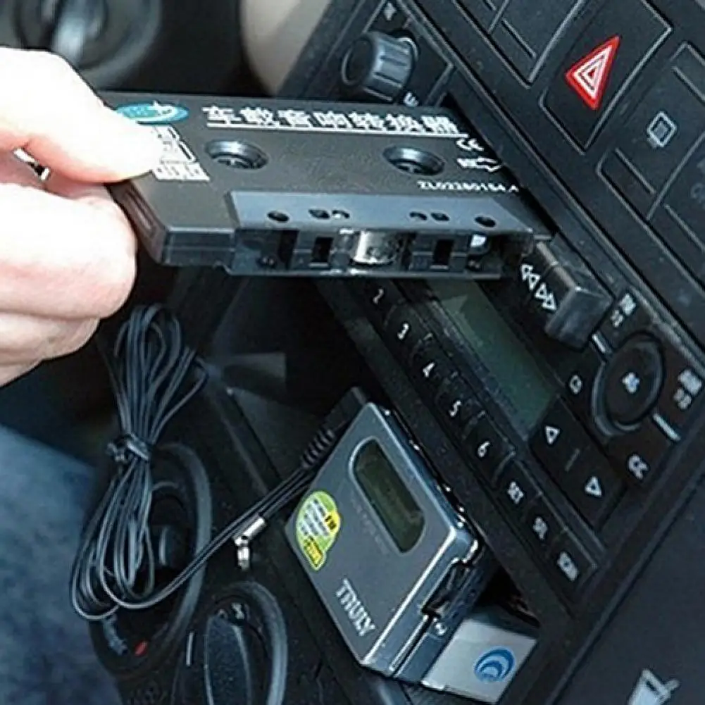 

Universal Portable Car Cassette Tape Adapter for MP3 CD MD DVD for Clear Sound Car Accessories