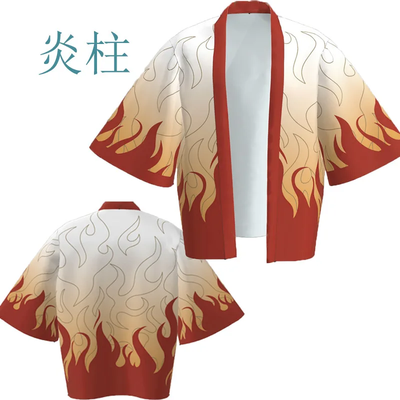 Кимоно кочоу шинобу Agatsuma Zenitsu Kamado Tanjirou Tomioka Giyuu урокодаки Sakonji плащ хаори Косплей