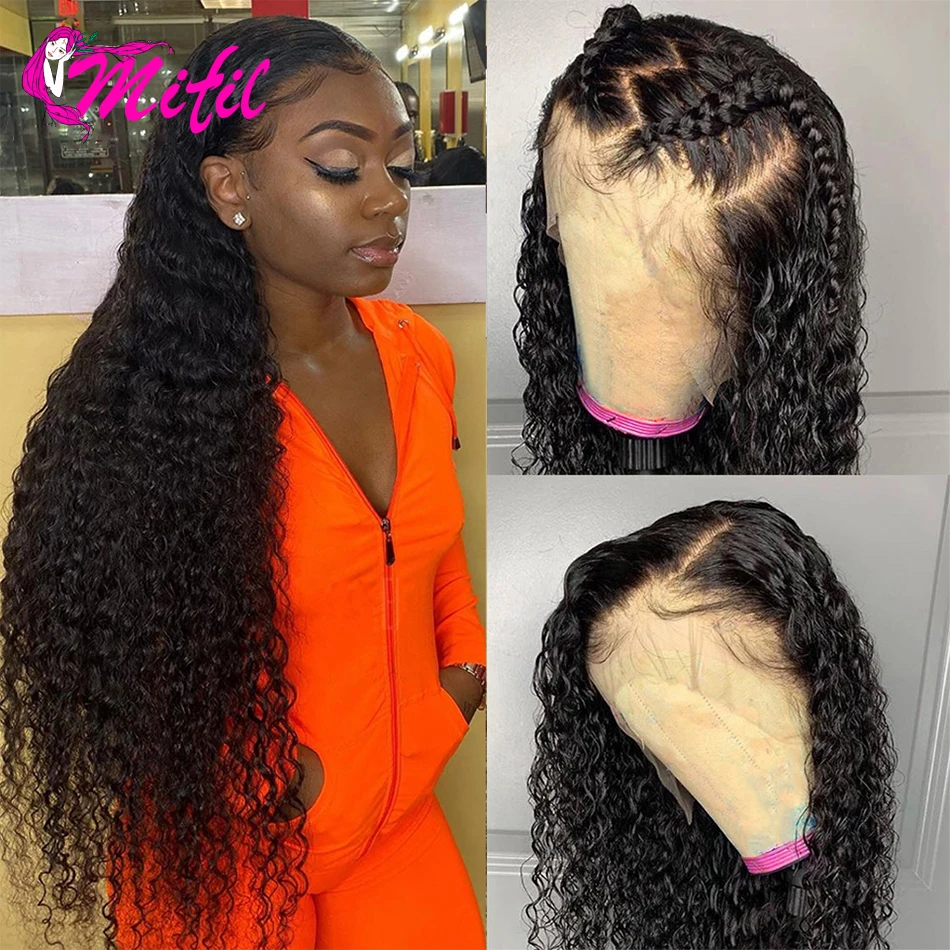 

10-32 Kinky Curly Wig 100% Remy Burmese Human Hair 13x4 Lace Frontal Human Hair Wigs For Women Curly Hair 4x4 Lace Closure Wig
