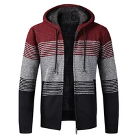 2021 new autumn winter jacket men warm cashmere casual wool zipper slim fit fleece jacket men coat dress knitwear male