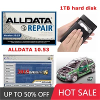 2021 new sell alldata auto repair software hot sale car repair software alldata 10 53 mitchell od5 2015v 1tb hdd harddisk