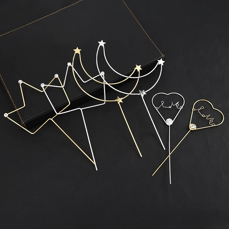 Фотообои с железными лунами и звездами в форме сердца|Товары для украшения