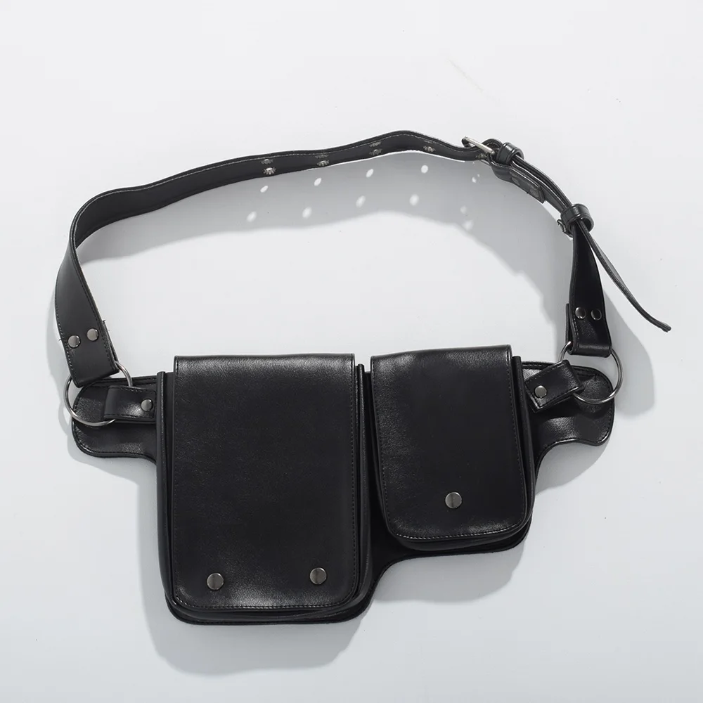 Женская поясная сумка в стиле стимпанк универсальная на пояс праздничная