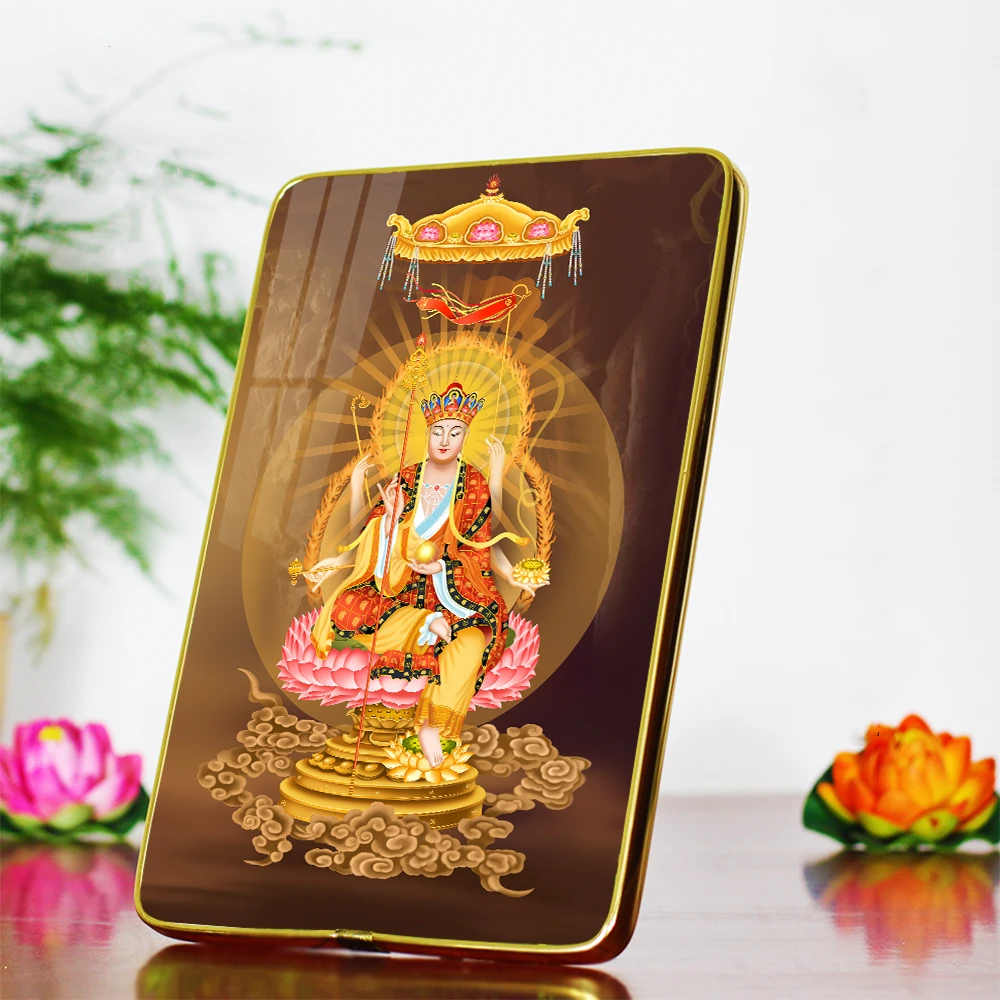 

Украшения Liudao Тибетский король Бодхисаттва, изысканные религиозные украшения фэн-шуй