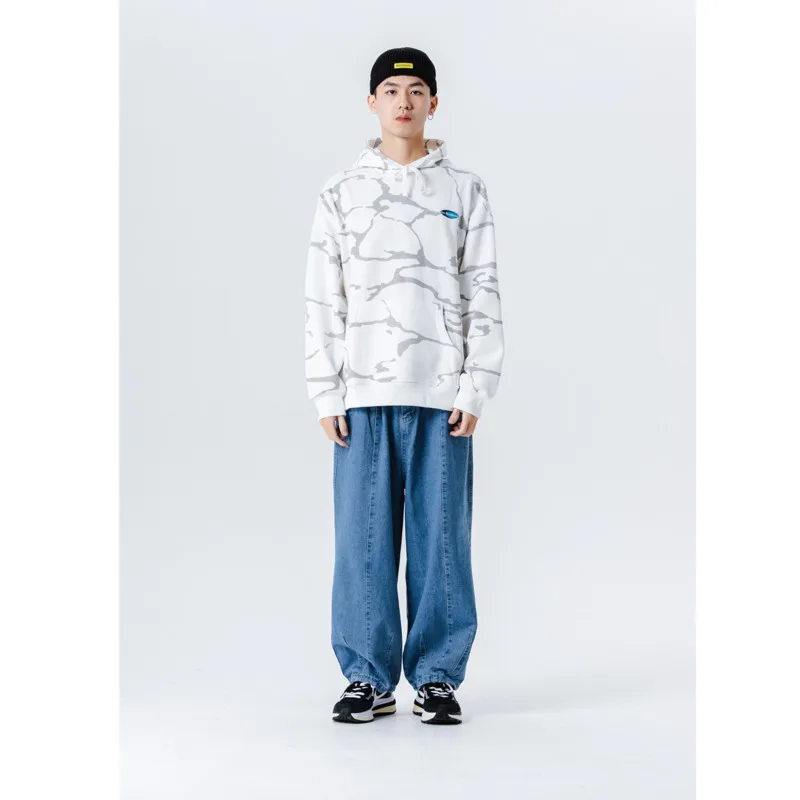 

2021 Design Camouflage Hoodies Men's Thick Sweater Men Winter Sweatshirts Men Japan Hip Hop Streetwear Fleece Hoody Man Clothing