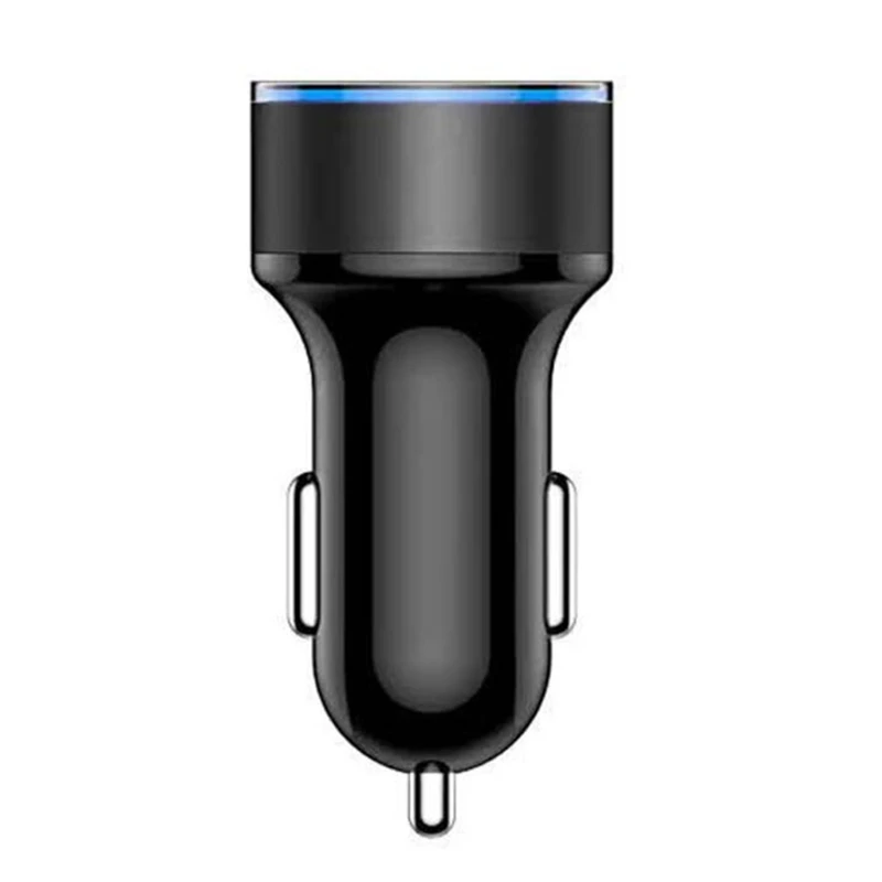 Новое универсальное USB Автомобильное зарядное устройство двойной USB порт адаптер зарядное устройство светодиодный дисплей Вольтметр ток для планшета мобильного телефона