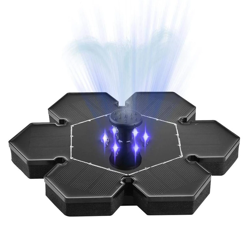 Светодиодный 2 4 наземная Солнечная насос фонтана Водонепроницаемый Панели
