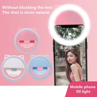 led selfie lamp ring mobile phone novelty lightings anchor net celebrity beauty lens selfie artifact round flash