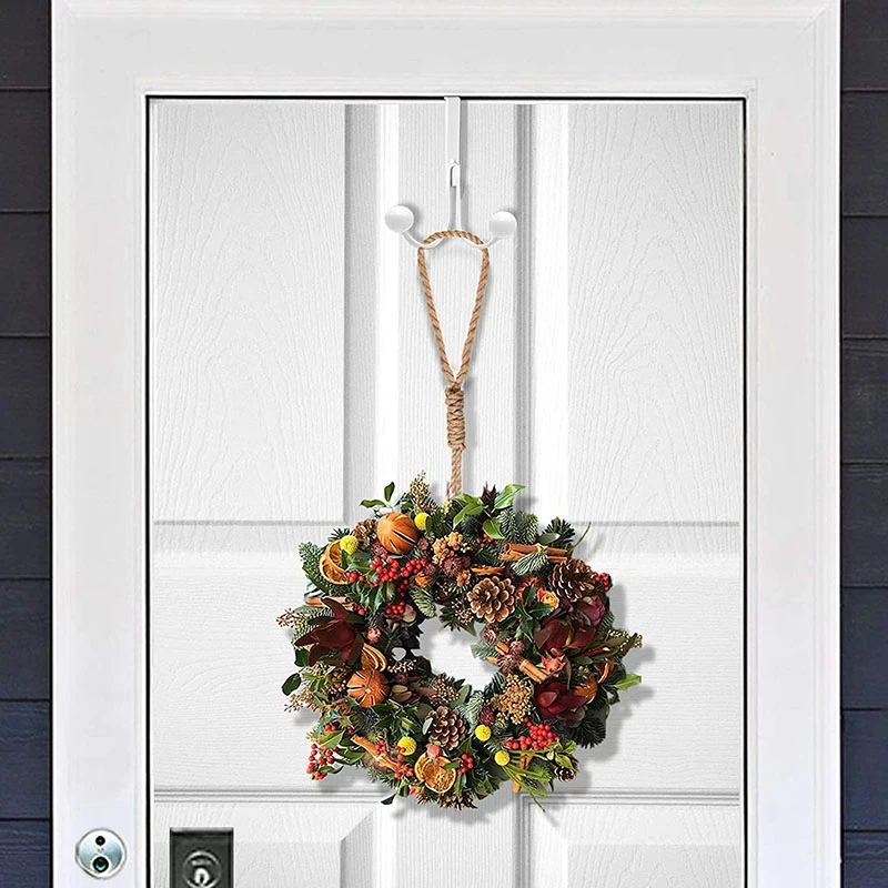 

4 Pack over the Door Hooks for Clothes Metal over the Door Hanger 2 Hooks over Door Hooks