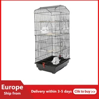 portable wire perching birdcage with open top wire bird cage bird parrot cover cage accessories canary cockatiel parakeet hwc