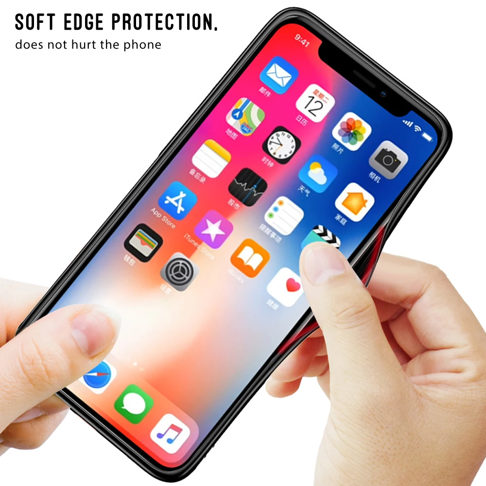 Чехол из закаленного стекла для iPhone X XR XS MAX 8 7 6 6s Plus Xsmax xr x | Мобильные телефоны и