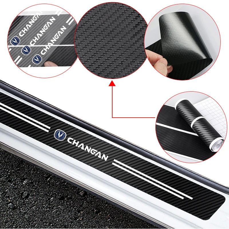 4 шт. наклейки на порог двери автомобиля Changan CS75 CS35 CS15 CS95 RAETON CX70 CS55 EADO CX20 Alsvin |