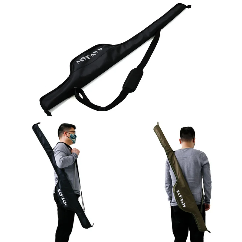 

1Pcs Portable Shoulder Fishing Rod Bag with Zipper Moisture-proof Tackle Storage Protective Cover 137*9cm